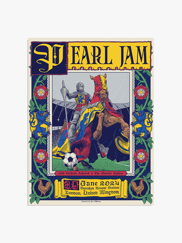 Pearl Jam 06/29/24 London Event Poster - AP Edition